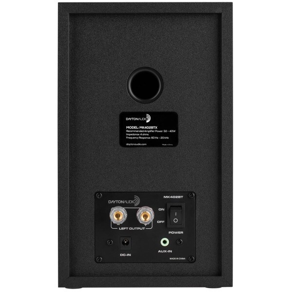 Main product image for Dayton Audio MK402BTX Powered Bluetooth 2-Way Booksh 300-467